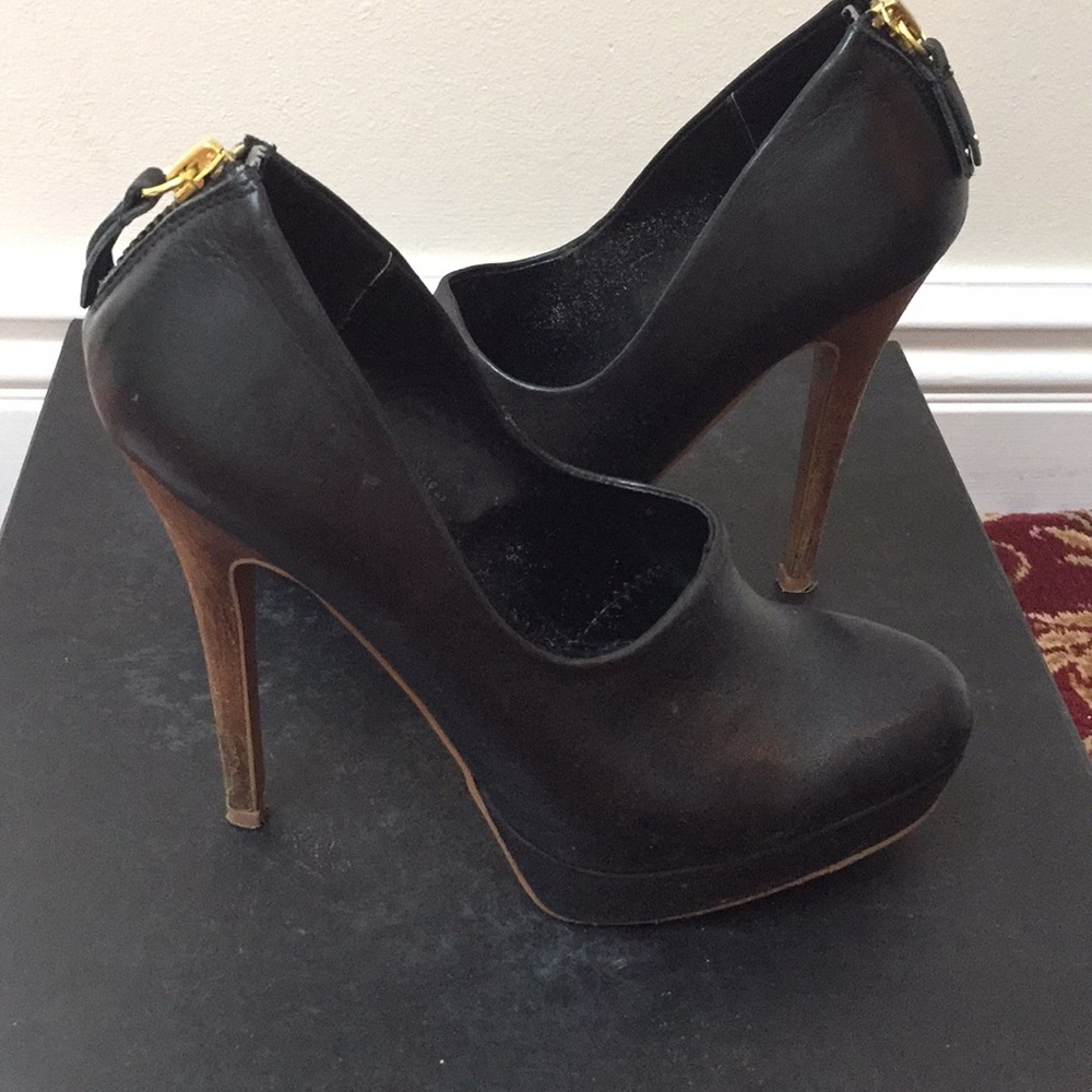 Zara black booties